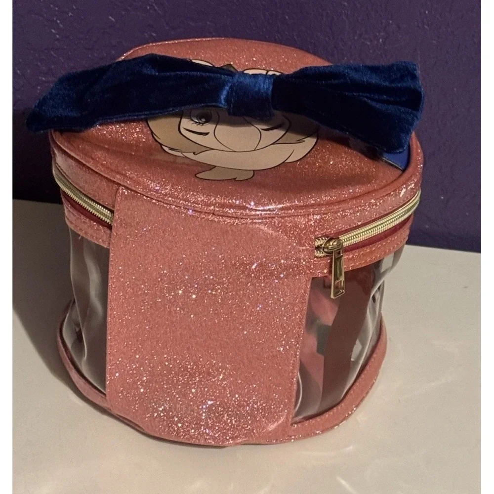 Disney Lady and the Tramp Danielle Nicole Cosmetic Bag Box Lunch Makeup Case